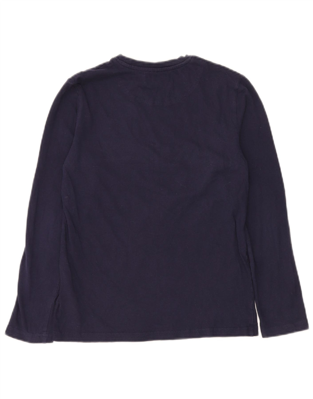 LYLE & SCOTT Camiseta masculina manga comprida 12-13 anos algodão azul marinho