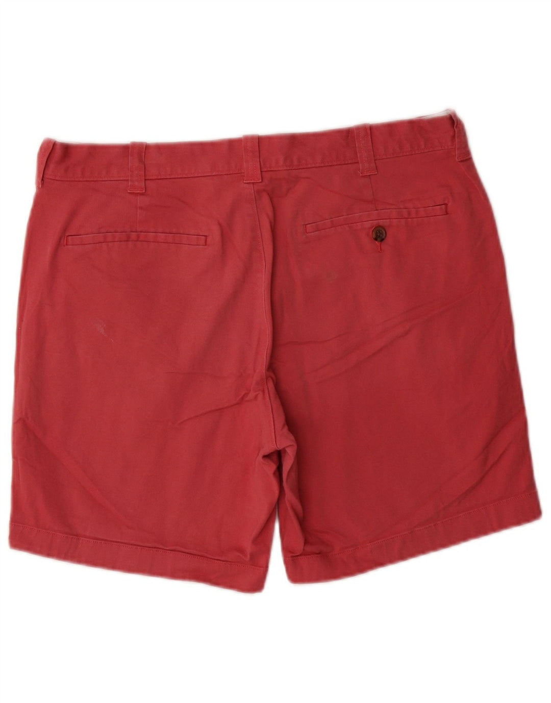 J. CREW Mens Chino Shorts W32 Médio Algodão Vermelho
