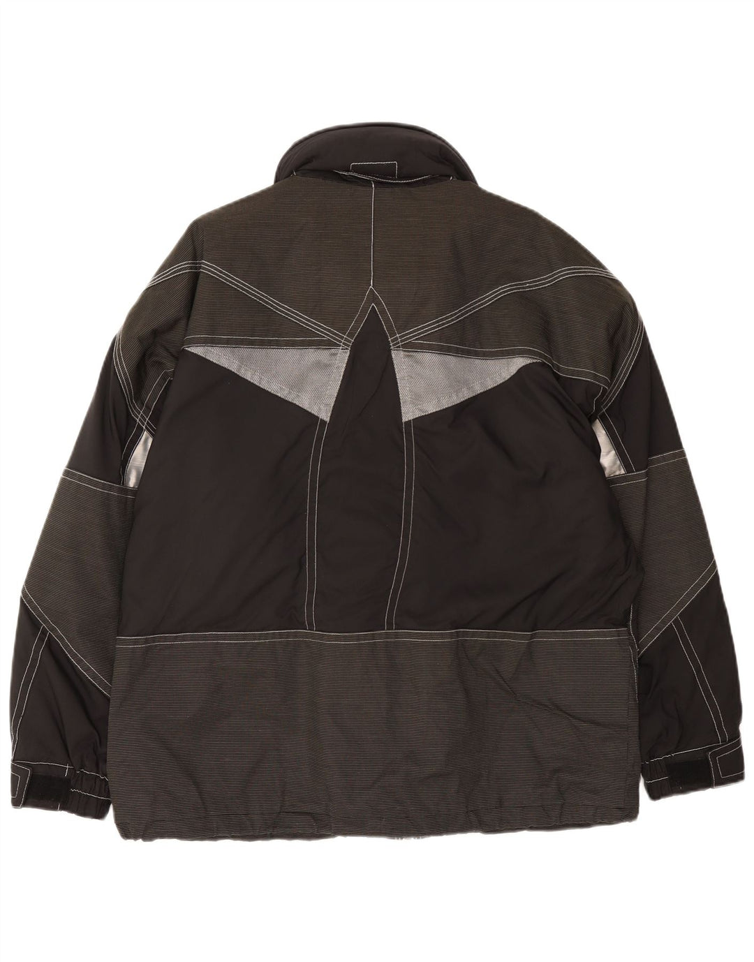 Jaqueta de esqui masculina com capuz Colmar IT 52 grande bloco colorido preto