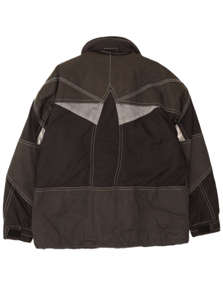 Jaqueta de esqui masculina com capuz Colmar IT 52 grande bloco colorido preto