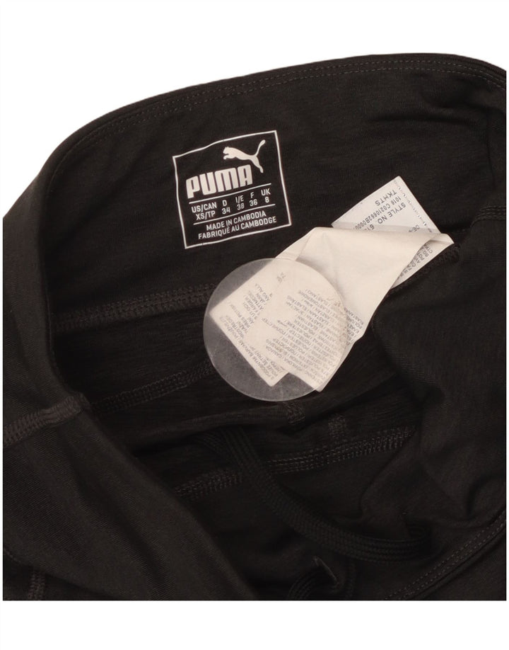 Puma Womens Capri Leggings UK 8 Pequeno Poliéster Cinza