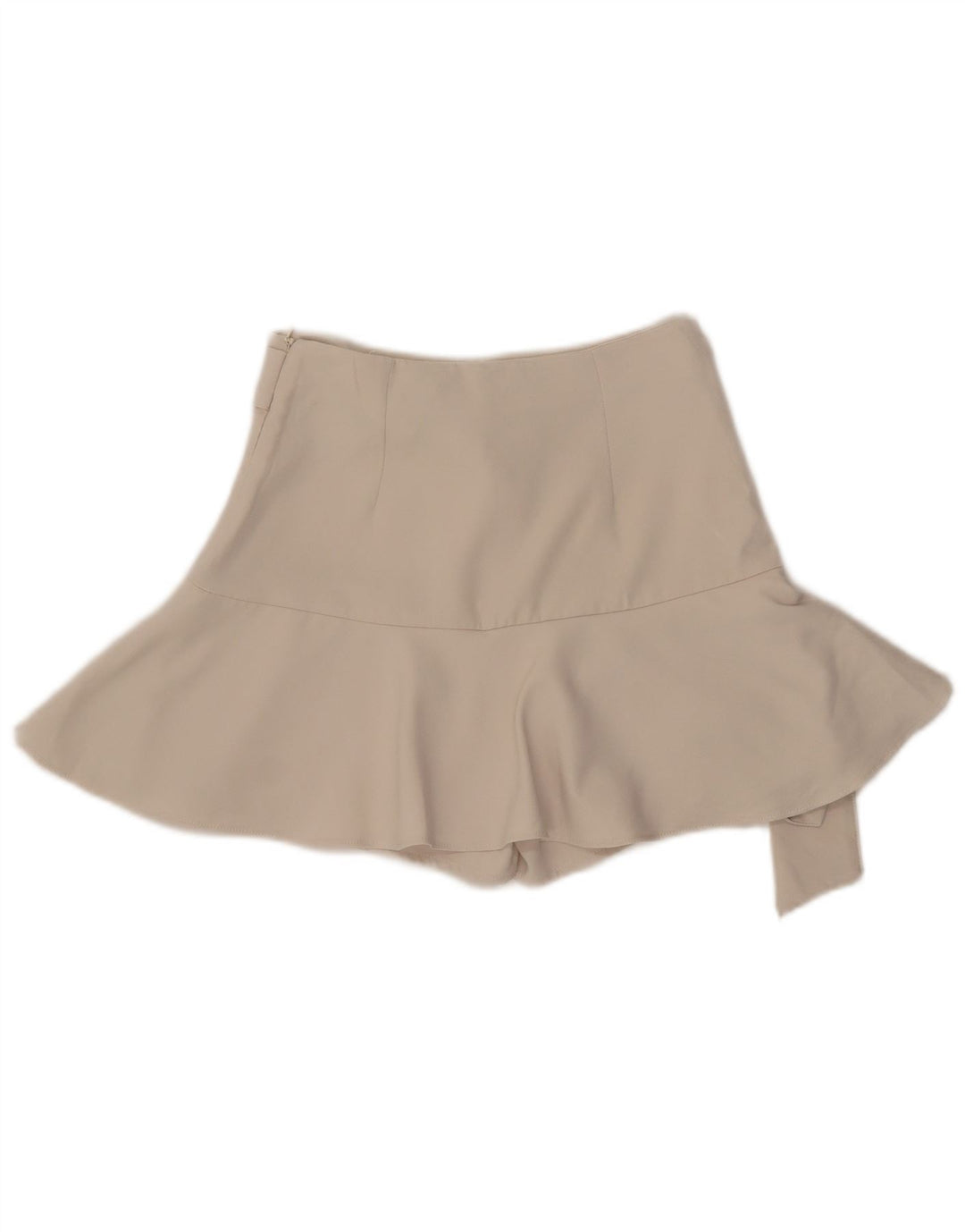 Zara Womens Skort UK 4 XS Poliéster Bege