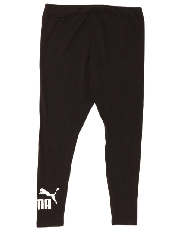 Leggings Puma Feminino UK 18 XL Algodão Preto