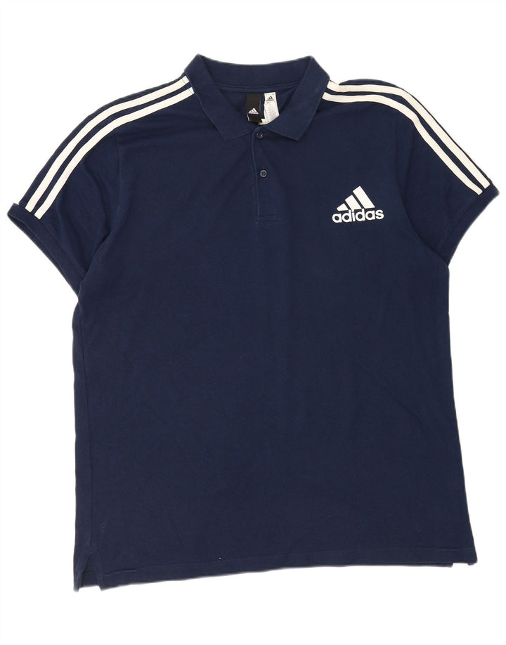 Camisa polo masculina Adidas XL azul marinho
