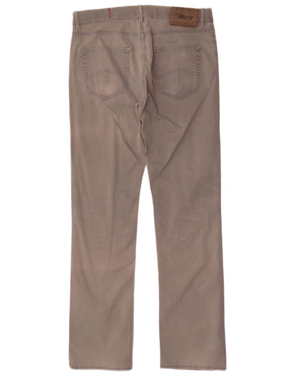 Marlboro Classics Masculino Slim Calça Casual W33 L34 Algodão Cinza