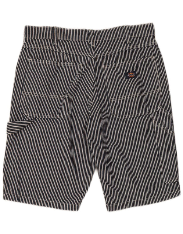 Shorts cargo masculino Dickies W34 grande algodão listrado azul marinho