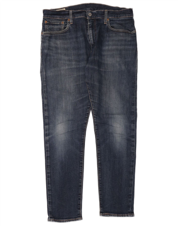 Levi's Masculino 512 Slim Tapered Jeans W33 L30 Azul Algodão