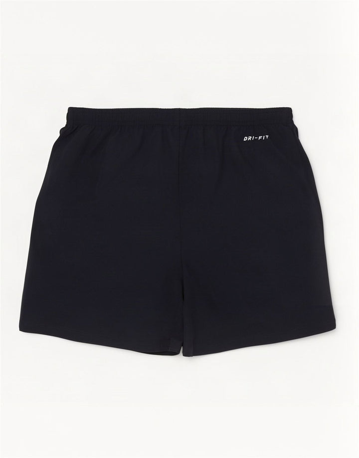 Shorts esportivos masculinos Nike Dri Fit pequenos poliéster azul marinho