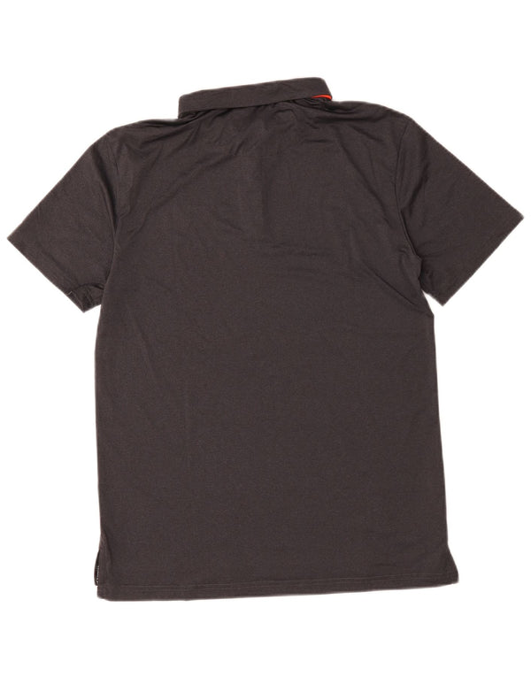Camisa polo masculina Nike poliéster cinza médio