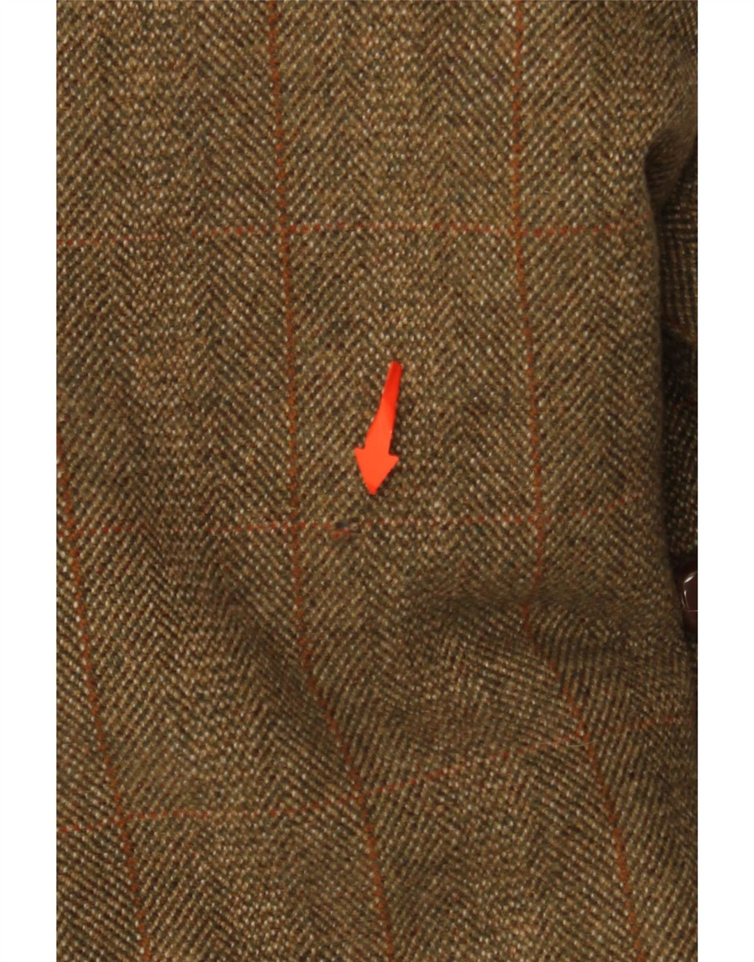 Sobretudo masculino HUSKY IT 48 espinha de peixe marrom médio