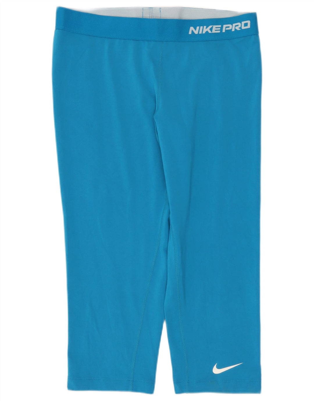 Calça legging feminina Nike Dri Fit Capri UK 14 grande azul poliéster