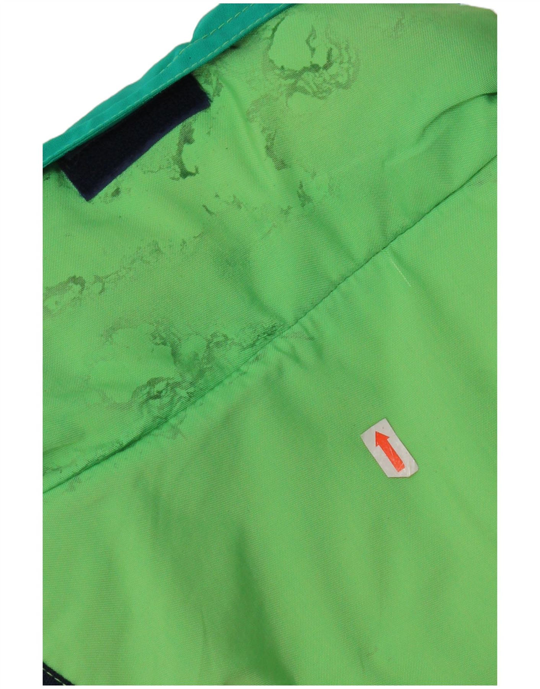 Jaqueta de esqui masculina com capuz Colmar IT 52 grande bloco colorido verde