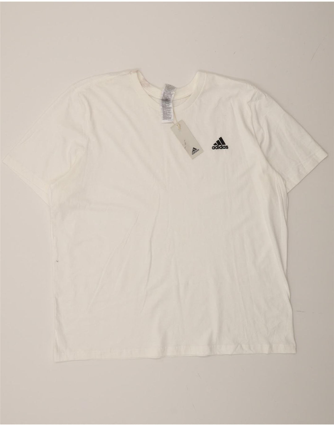 Camiseta masculina Adidas Top 2XL algodão branco