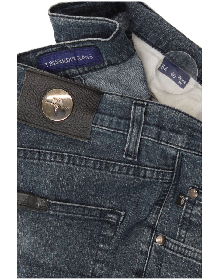 Jeans retos masculinos Trussardi W38 L34 azul