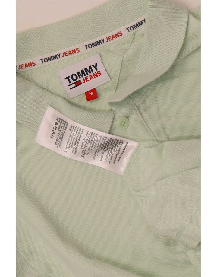 Camisa polo masculina Tommy Hilfiger algodão verde médio