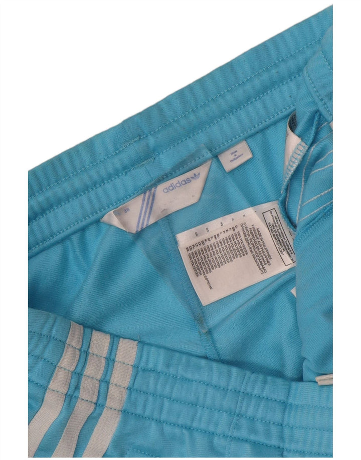 Calça de treino feminina Adidas EU 38 poliéster azul médio