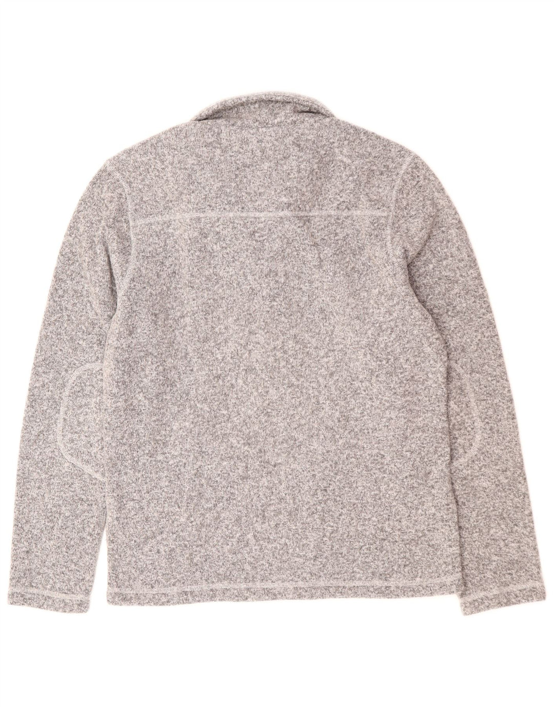 The North Face Jaqueta masculina de agasalho pequeno poliéster manchado cinza