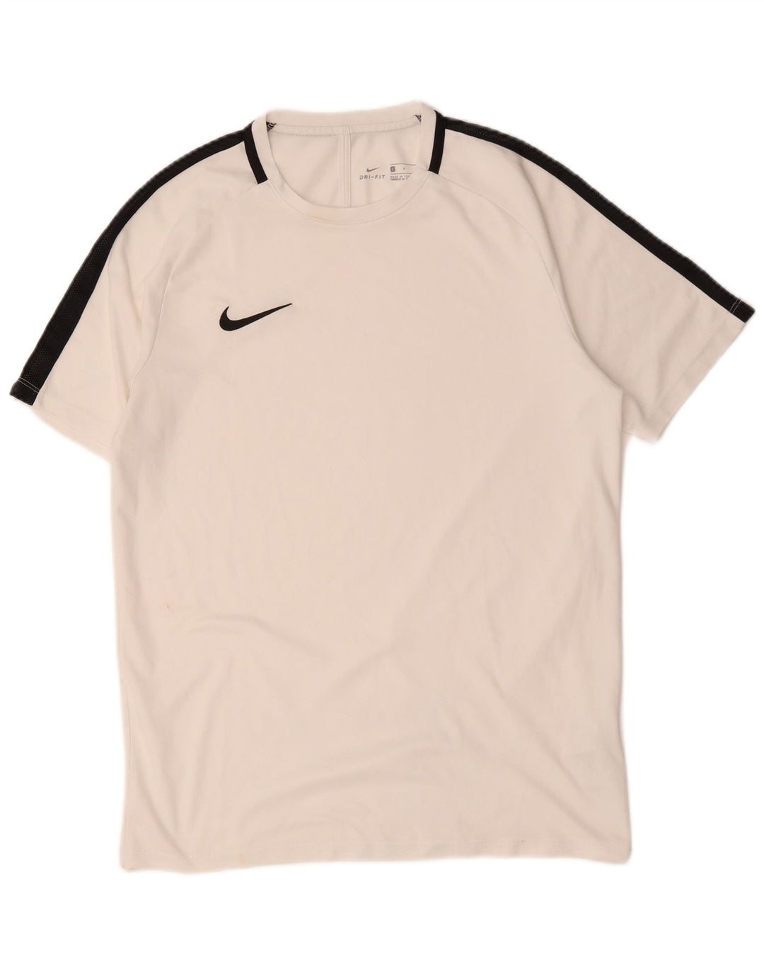 Camiseta Nike Masculina Dri Fit Top Grande Branco Colorblock Poliéster