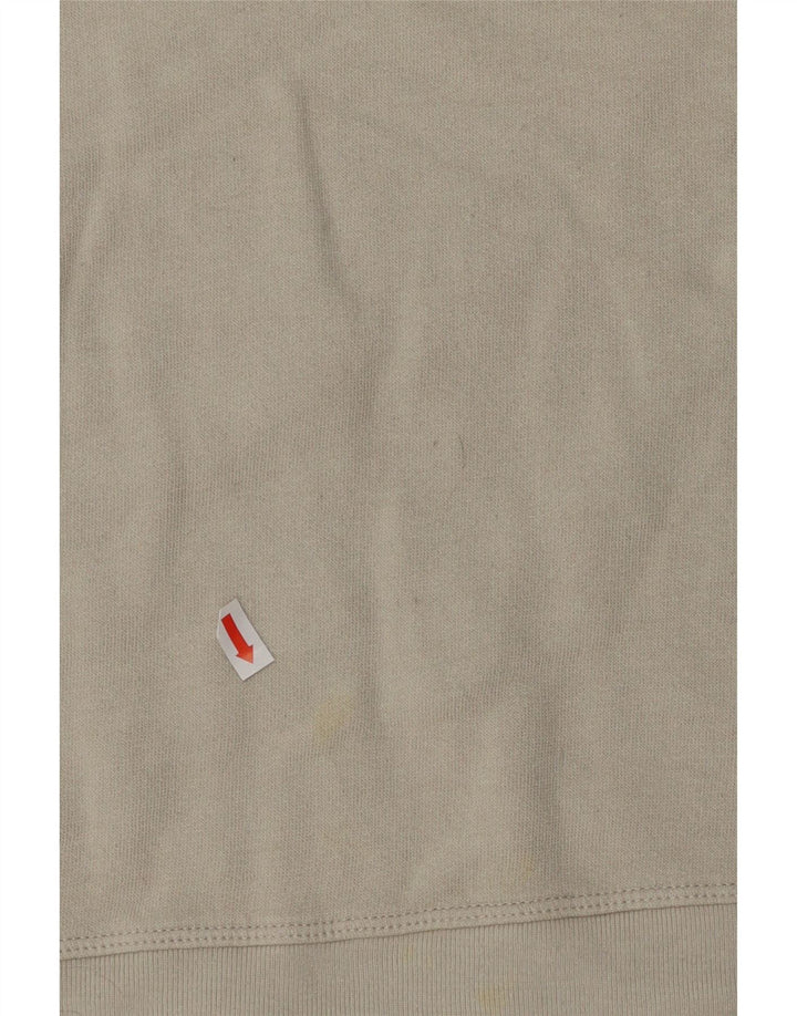 DIADORA Mens Graphic Sweatshirt Jumper Large Beige Cotton Vintage Diadora and Second-Hand Diadora from Messina Hembry 