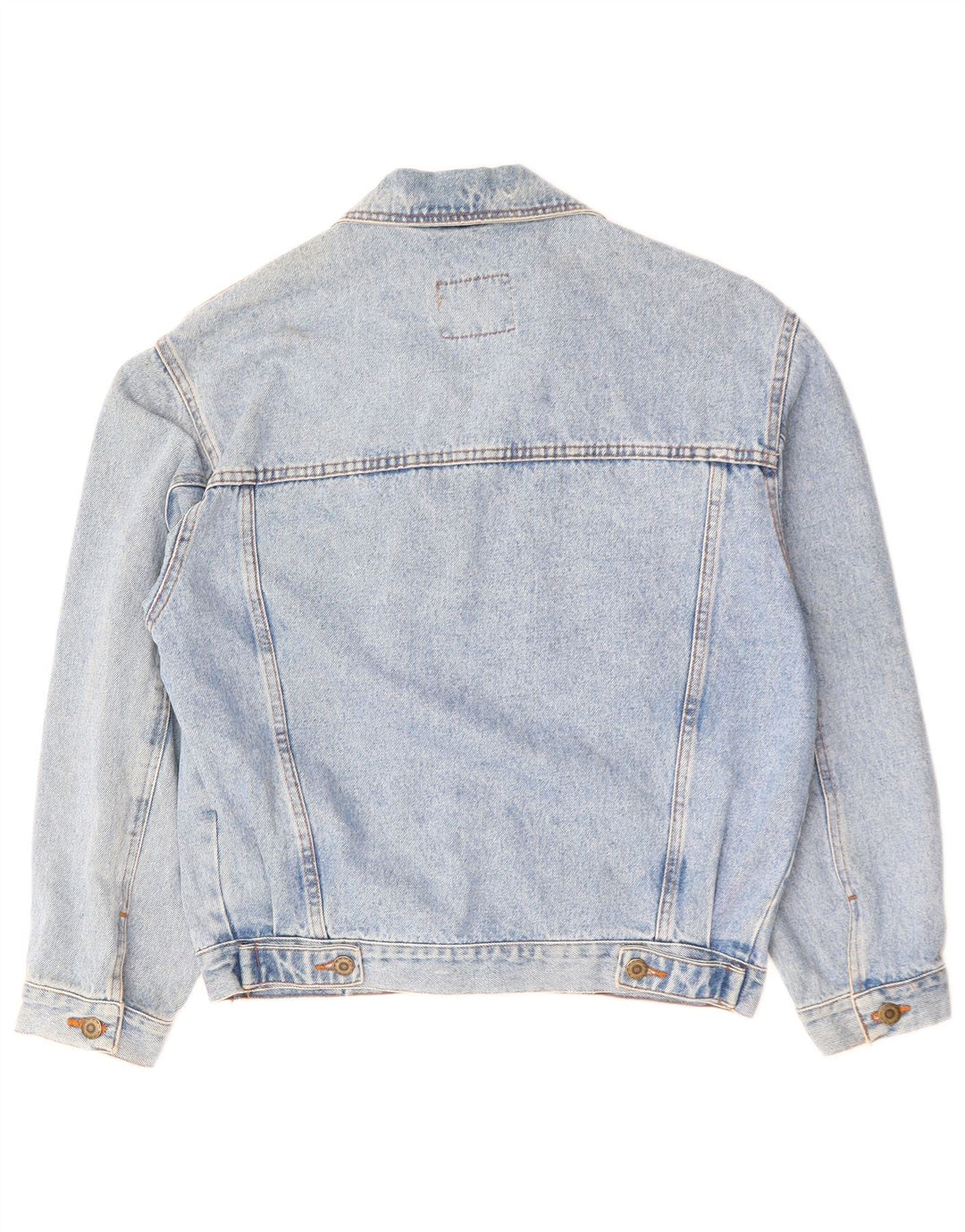Jaqueta jeans feminina VINTAGE EU 42 grande algodão azul