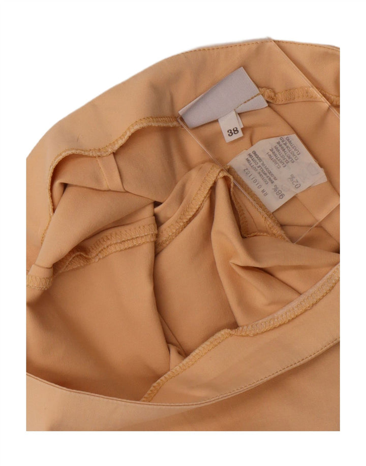 STEFANEL Womens Straight Skirt IT 38 XS W26  Beige Cotton Vintage Stefanel and Second-Hand Stefanel from Messina Hembry 