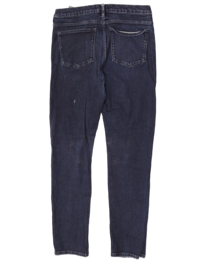 Reiss Mens Slim Jeans W34 L30 Azul Marinho Algodão