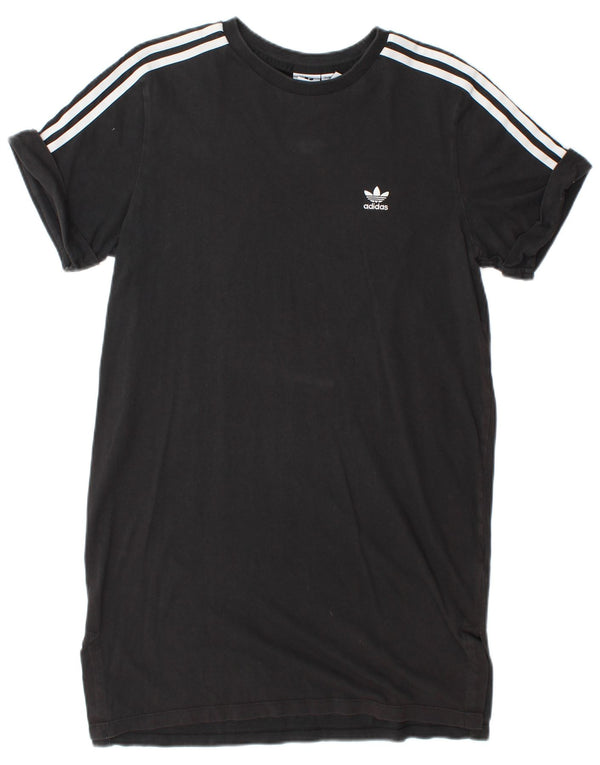 Adidas Camiseta Feminina Vestido UK 14 Médio Preto