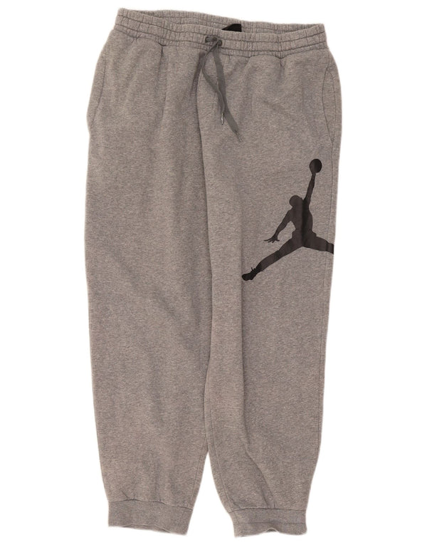 Calça de treino masculina Jordan Graphic Joggers grande cinza manchado