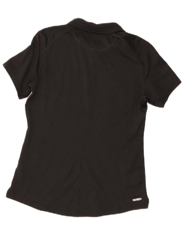 Camisa polo feminina The North Face UK 12 poliéster preto médio