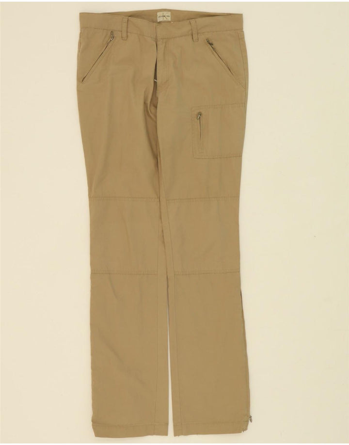 CALVIN KLEIN JEANS Womens Straight Cargo Trousers W34 L34 Beige Cotton Vintage Calvin Klein Jeans and Second-Hand Calvin Klein Jeans from Messina Hembry 