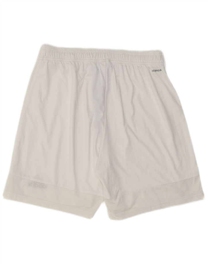 Adidas Mens Aeroready Sport Shorts Grande Poliéster Branco