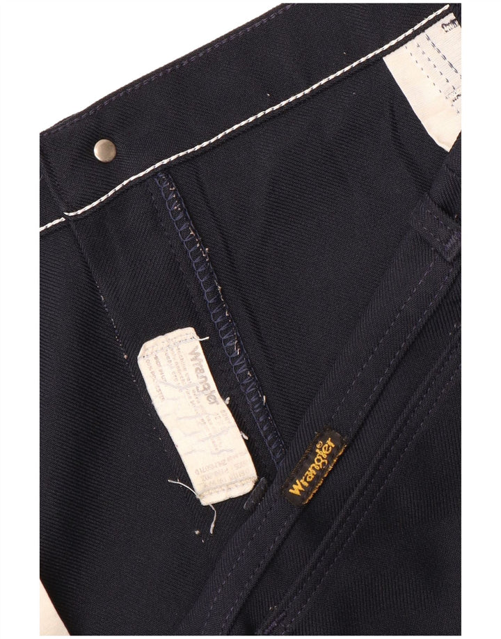 Calça casual reta masculina WRANGLER W42 L30 poliéster azul marinho