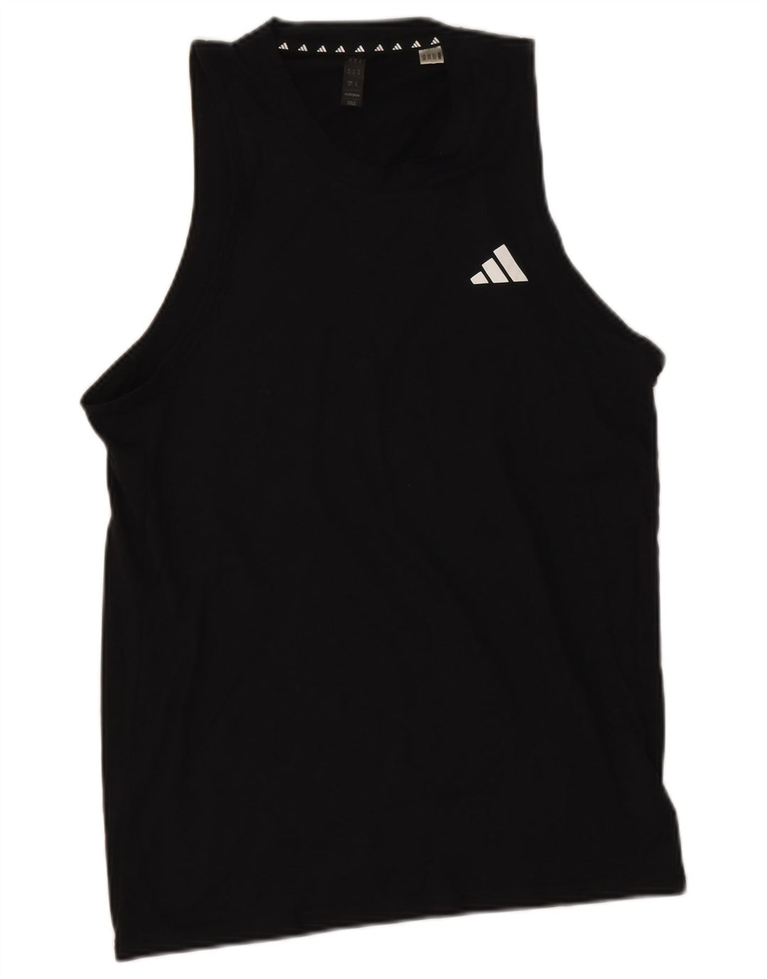 Adidas Mens Aeroready Vest Top Pequeno Poliéster Preto