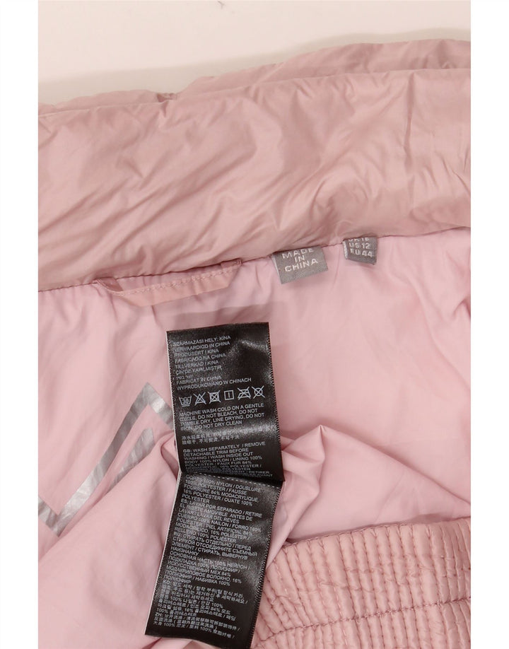 Jaqueta acolchoada feminina SUPERDRY UK 16 grande nylon rosa