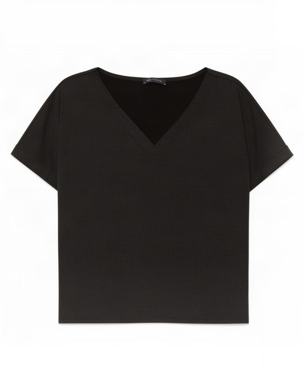 Camiseta feminina Marks & Spencer UK 22 3XL preta