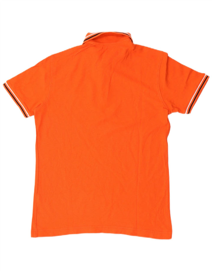Camisa polo masculina Lotto média laranja listrada