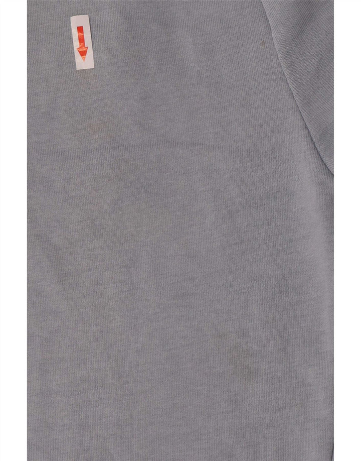 Calça de treino feminina Zara Joggers UK 12 algodão azul médio
