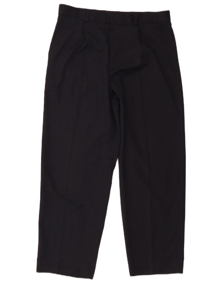 Calça Chino Cônica Masculina St. Bernard W34 L29 Azul Marinho Poliéster