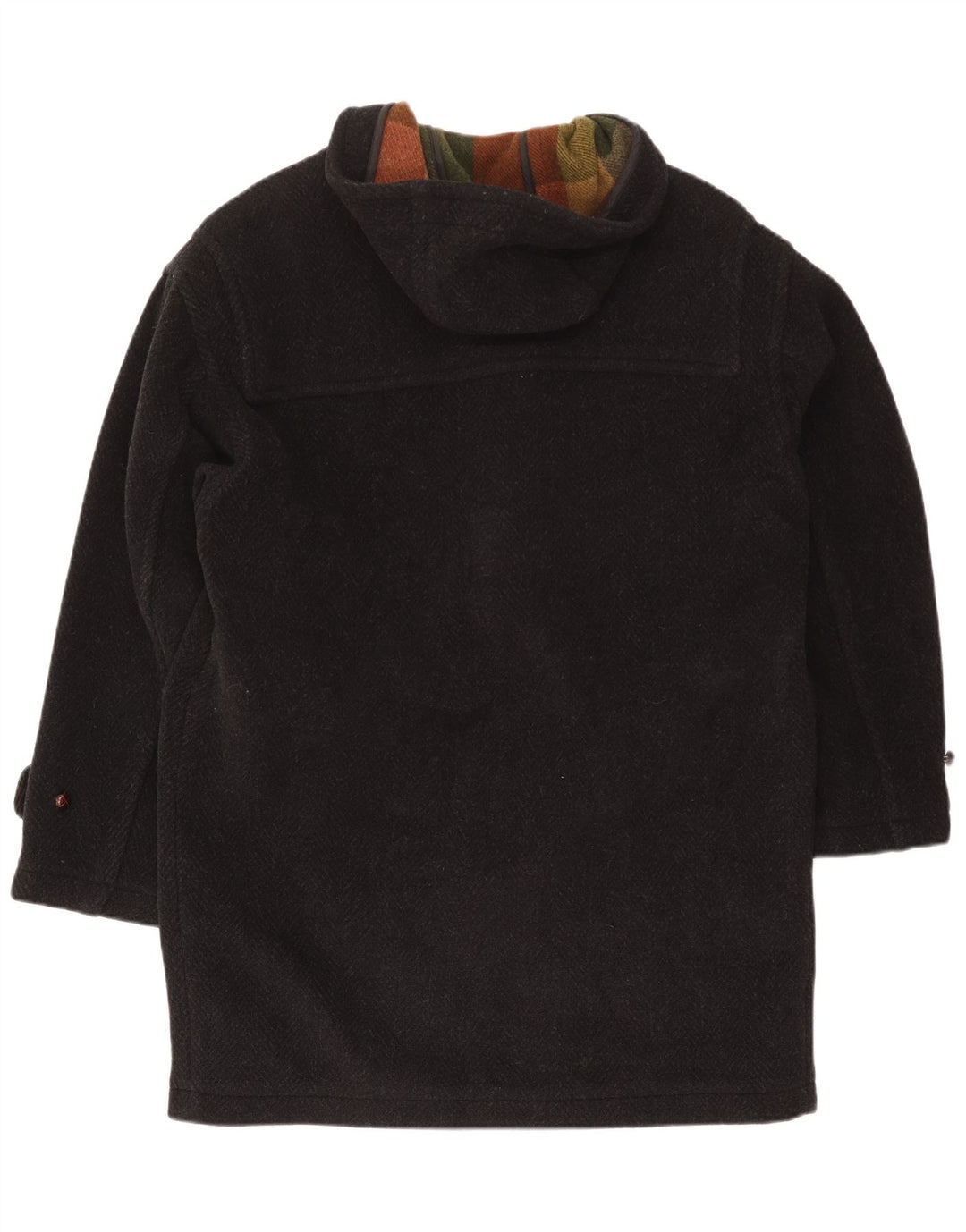 Casaco masculino com capuz Brooksfield IT 48 espinha de peixe preto médio