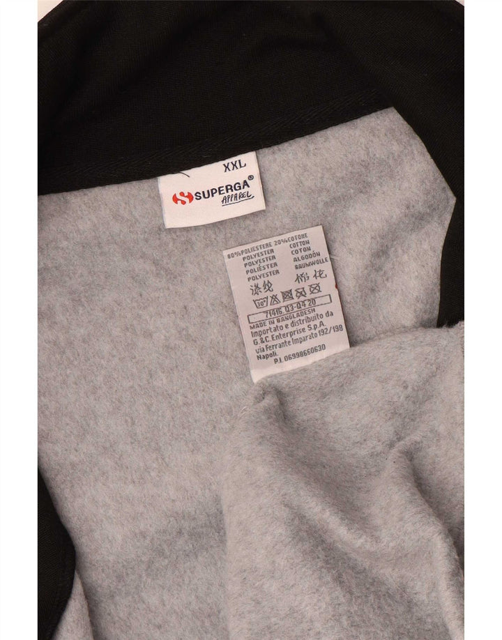 Superga Mens Graphic Tracksuit Top Jacket 2XL Cinza Colourblock Poliéster