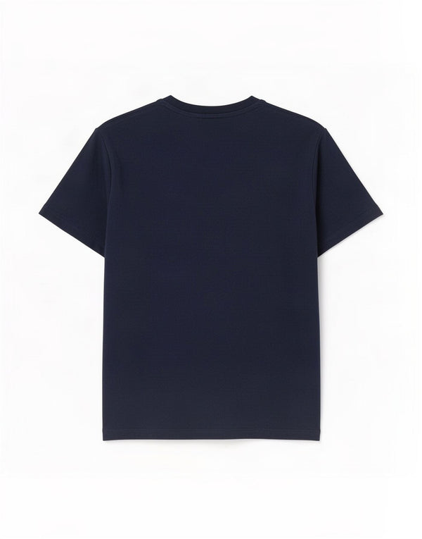 Camiseta masculina Champion Graphic Top Médio Algodão Azul Marinho