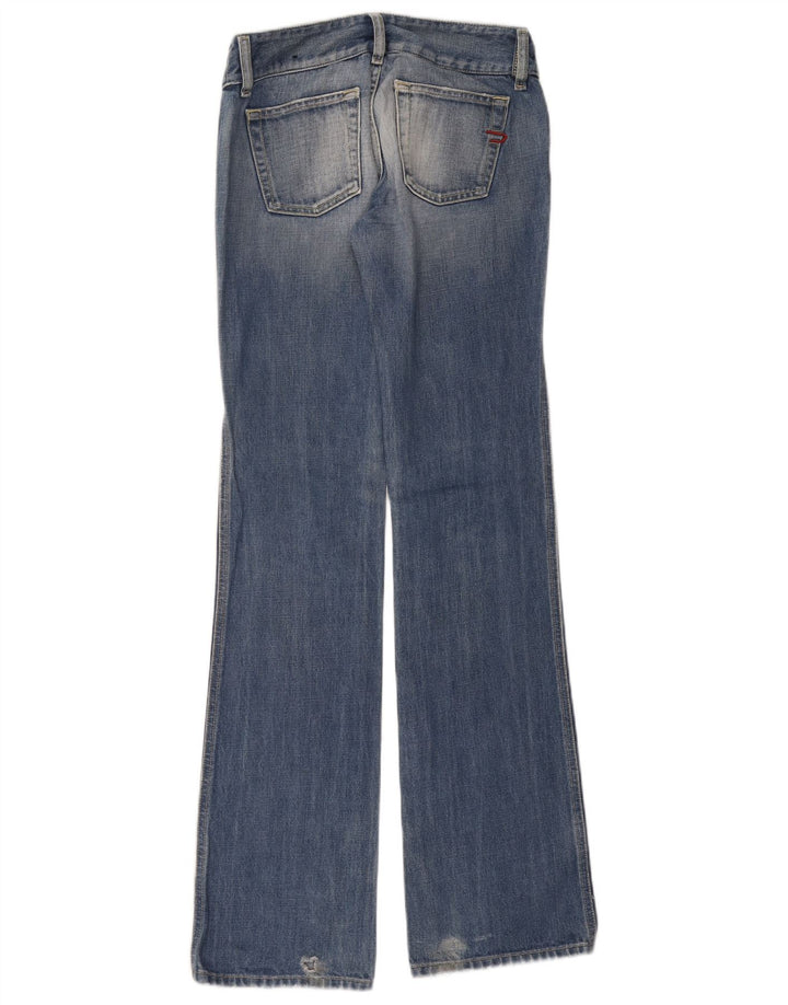 Diesel feminino bootcut jeans W26 L33 azul algodão
