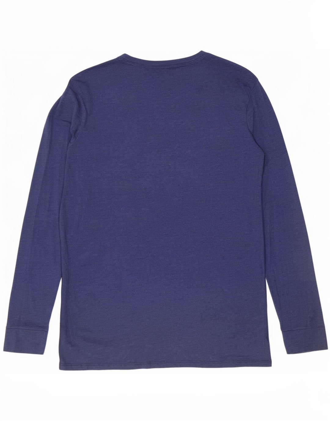 Top masculino Marks & Spencer manga comprida grande acrílico azul marinho