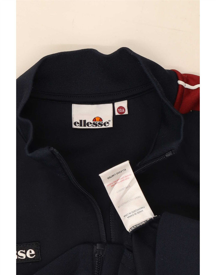 Jaqueta de treino Ellesse Boys 9-10 anos azul marinho Colourblock