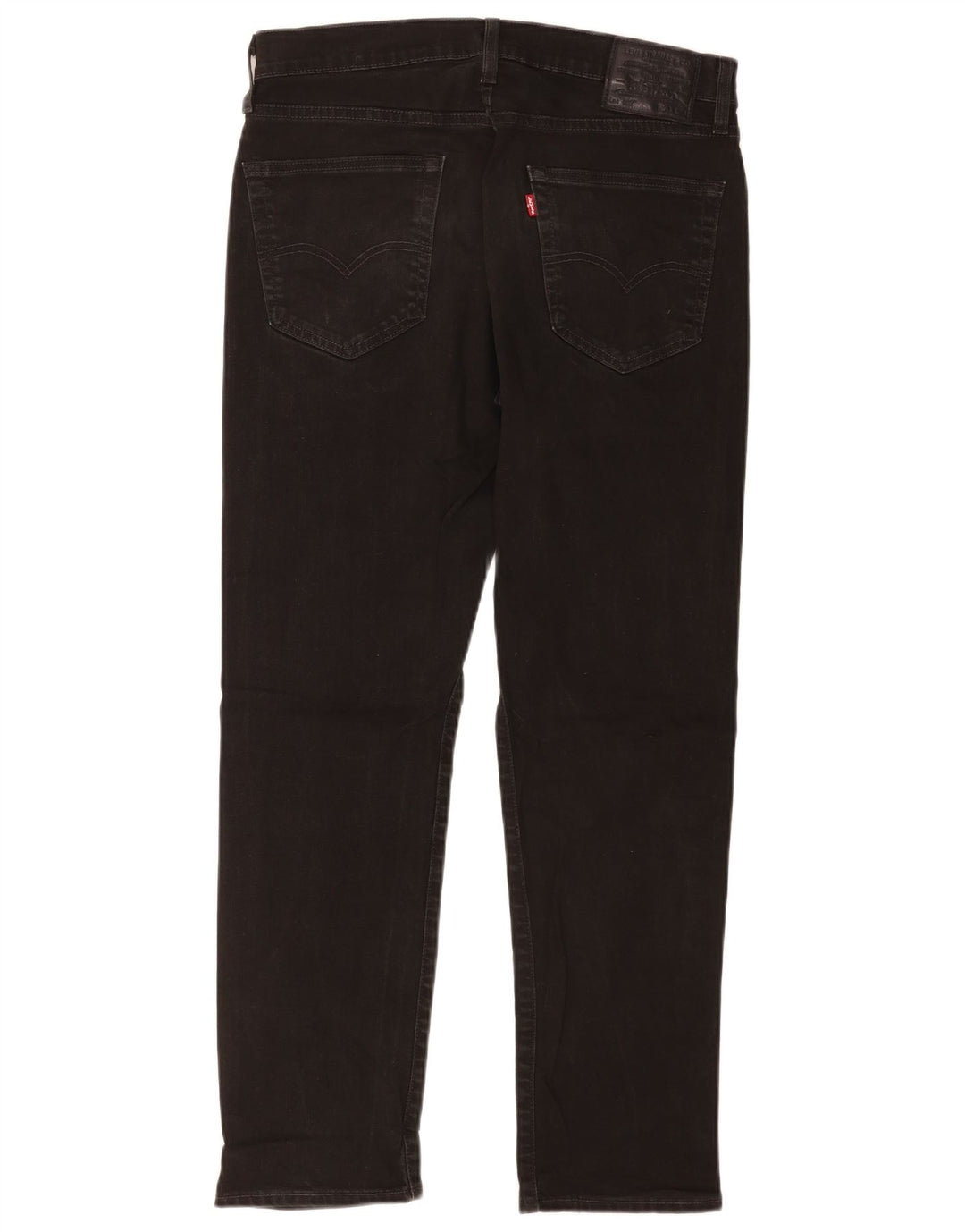 Levi's Masculino 502 Tapered Jeans W33 L30 Algodão Preto