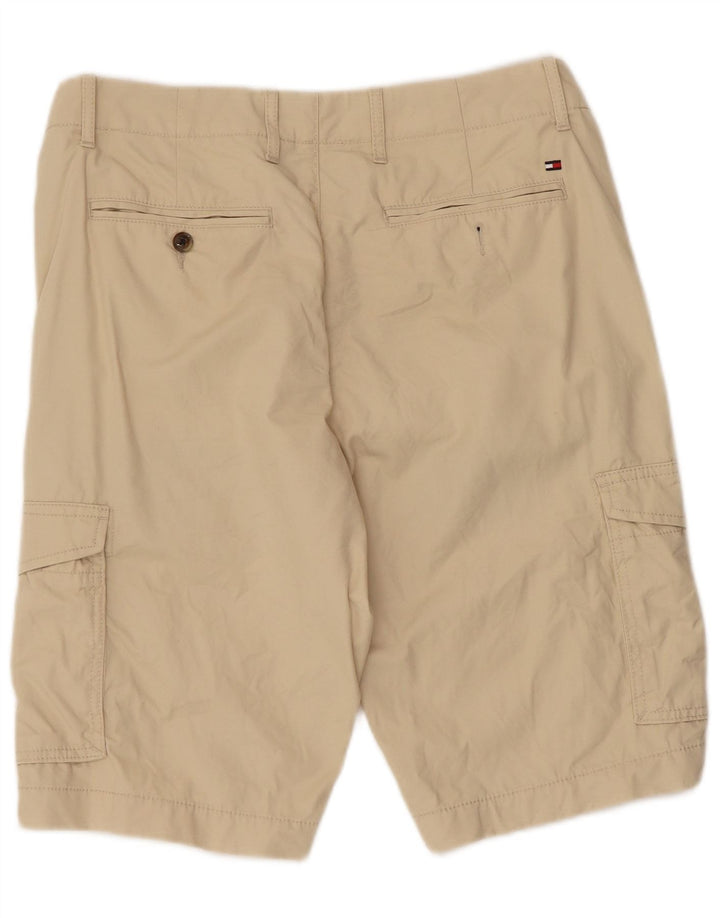Shorts cargo masculino Tommy Hilfiger W32 algodão bege médio