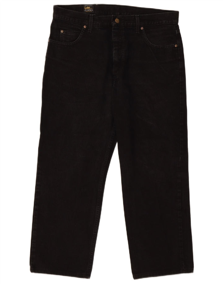 Calça jeans reta masculina Lee W36 L27 preta