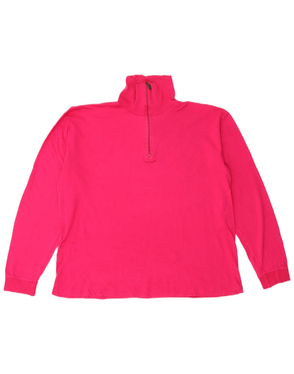 Top feminino Conte of Florence com zíper e manga comprida IT 54 3XL rosa
