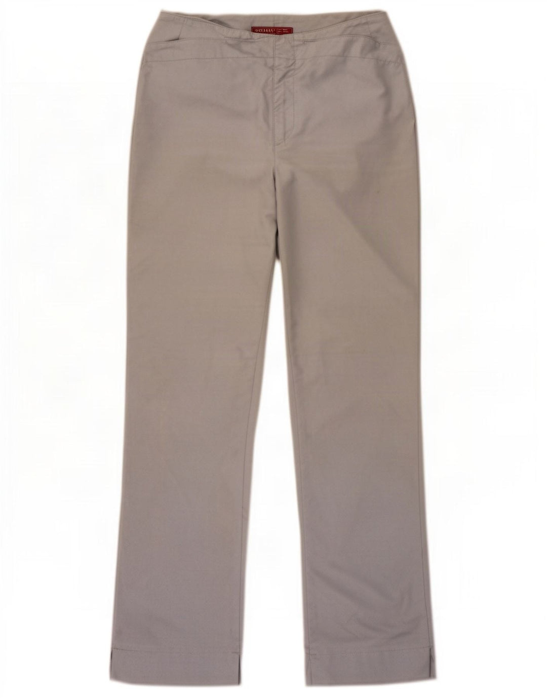 Calça feminina Dockers reta casual W32 L29 cinza