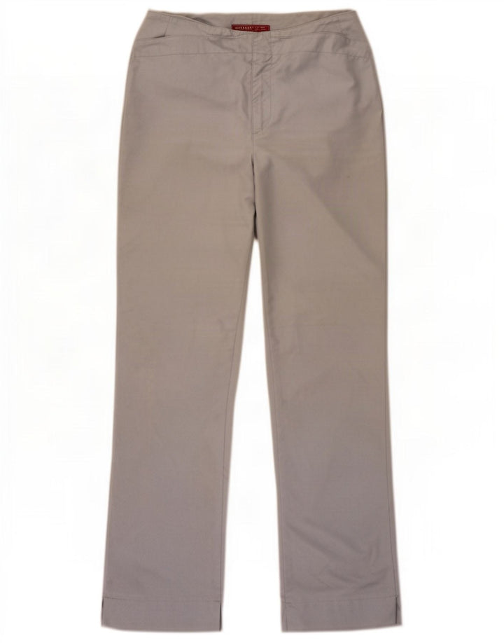 Calça feminina Dockers reta casual W32 L29 cinza